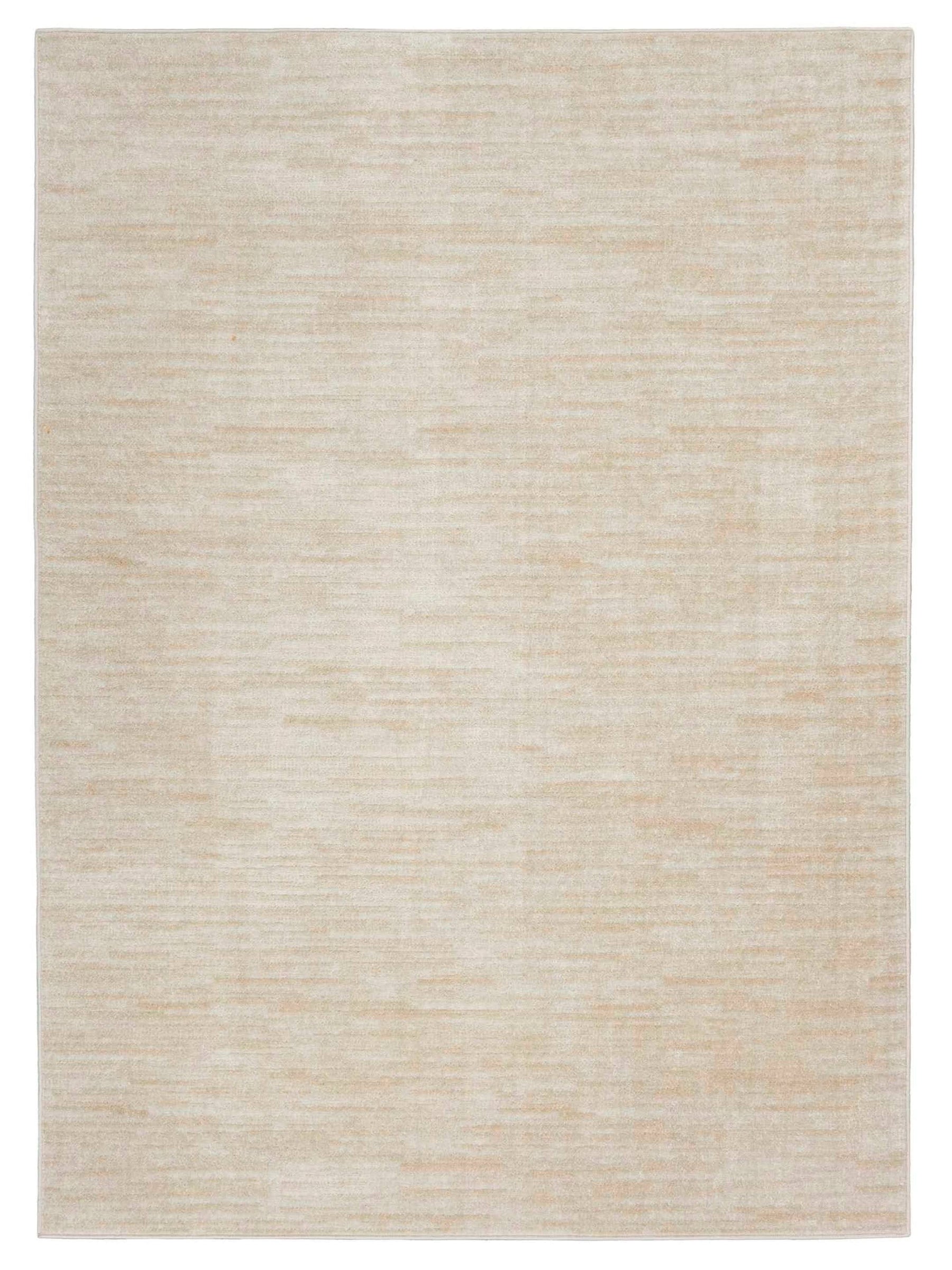 NRE01 Nourison Essentials Ivory Beige Area Rug- 9' x 12'