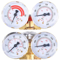 Yescom DOT Oxy Acetylene Torch Kit Gas Tank Brazing Welding Cutting Black Holder Gauge Portable Brass Nozzle Long Pipe Goggles Heavy Duty Oxygen Welder Tool Set