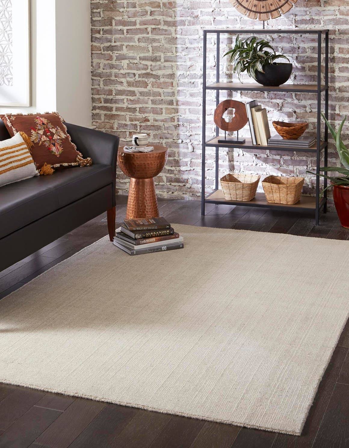 Jill Zarin English Manor Farmhouse Area Rug 5' 1" x 8' 0", Rectangular Vanilla Bean